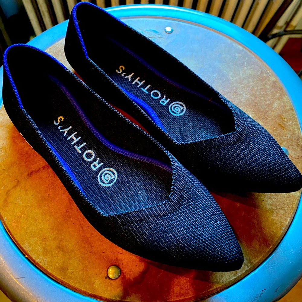 Rothy’s point toe ballet flats